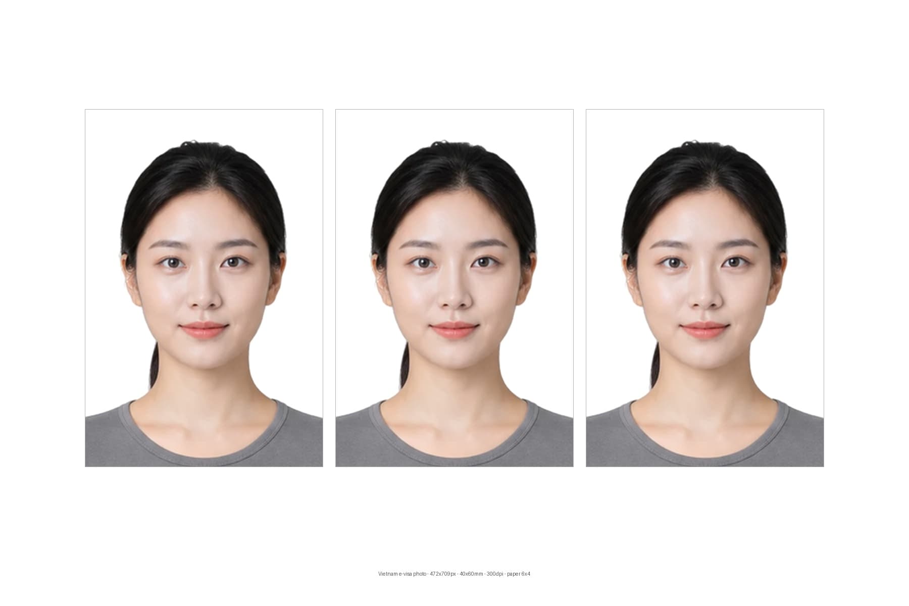 ID photo print sheet example