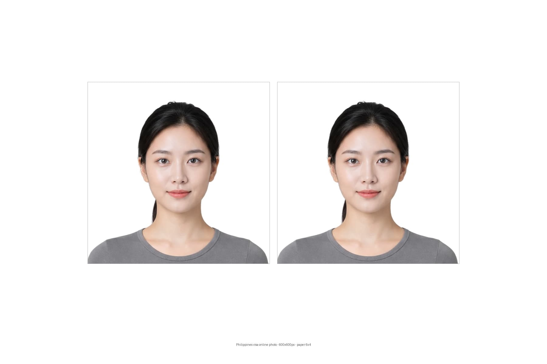 ID photo print sheet example