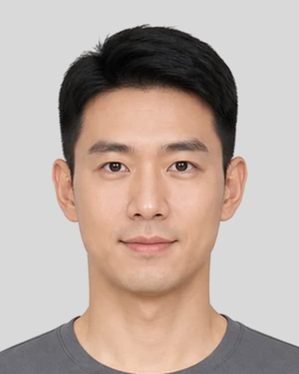Upload-ready ID photo example